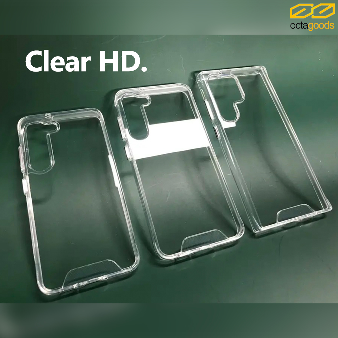 Case Samsung Galaxy S23 Ultra Plus OctaGoods Dual Tough Clear X Casing