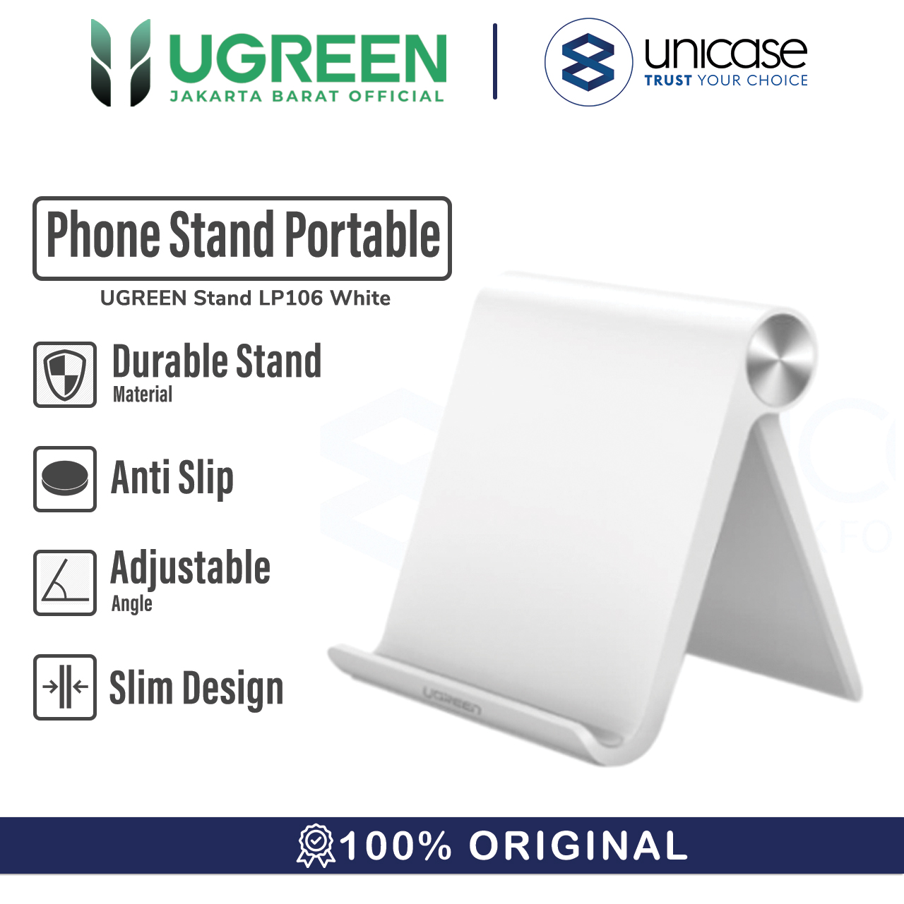 Stand Holder Handphone / Tablet UGREEN Dudukan Stand Mini Portable