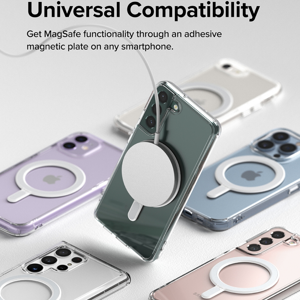 MagSafe Ring iPhone Ringke Magnetic Plate Adapter Stiker Cincin Magnet
