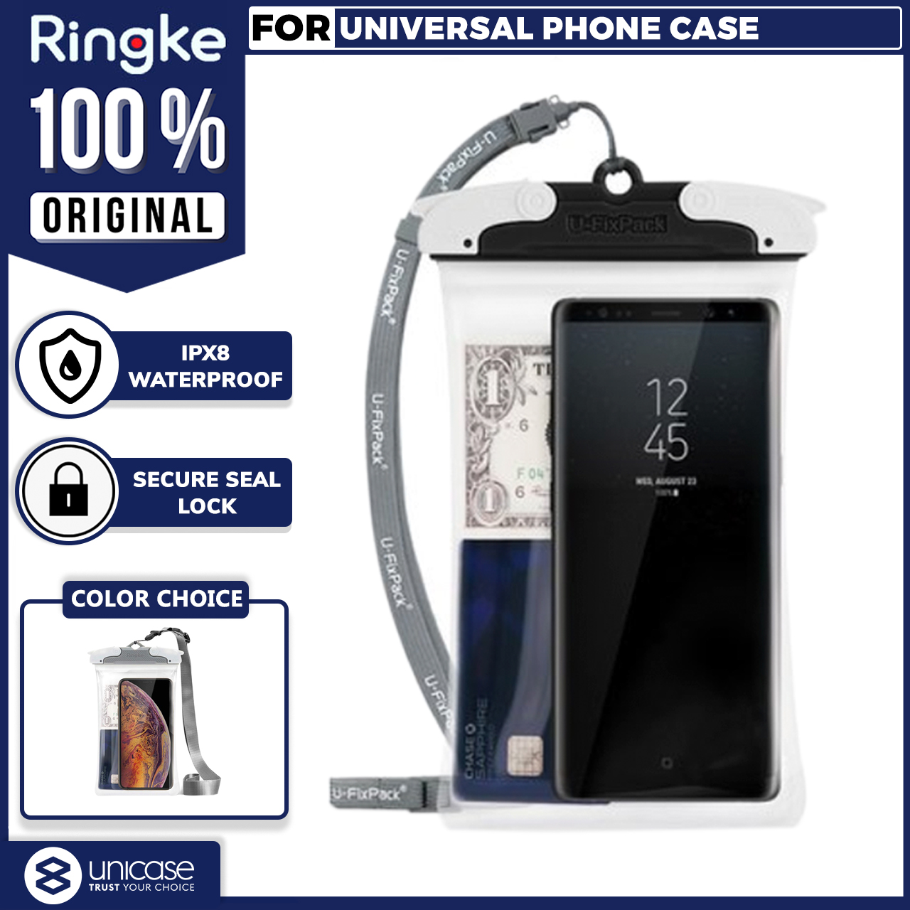 Waterproof Case Ringke Universal Case Underwater Phone Casing Large