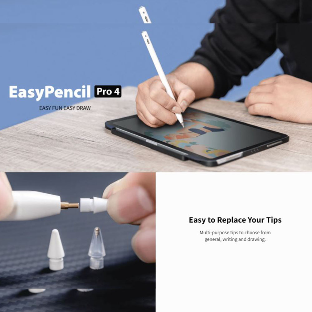 Stylus Pen SwitchEasy EasyPencil Pro 4 Touch Digital for Apple iPad