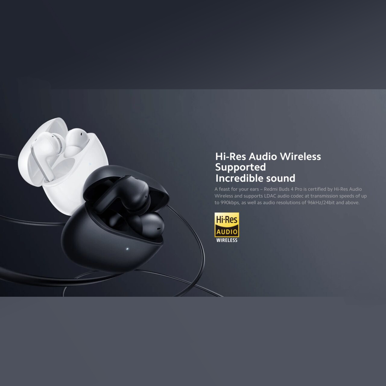 TWS Xiaomi Redmi Buds 4 Pro True Wireless  Bluetooth Earphone Earbuds