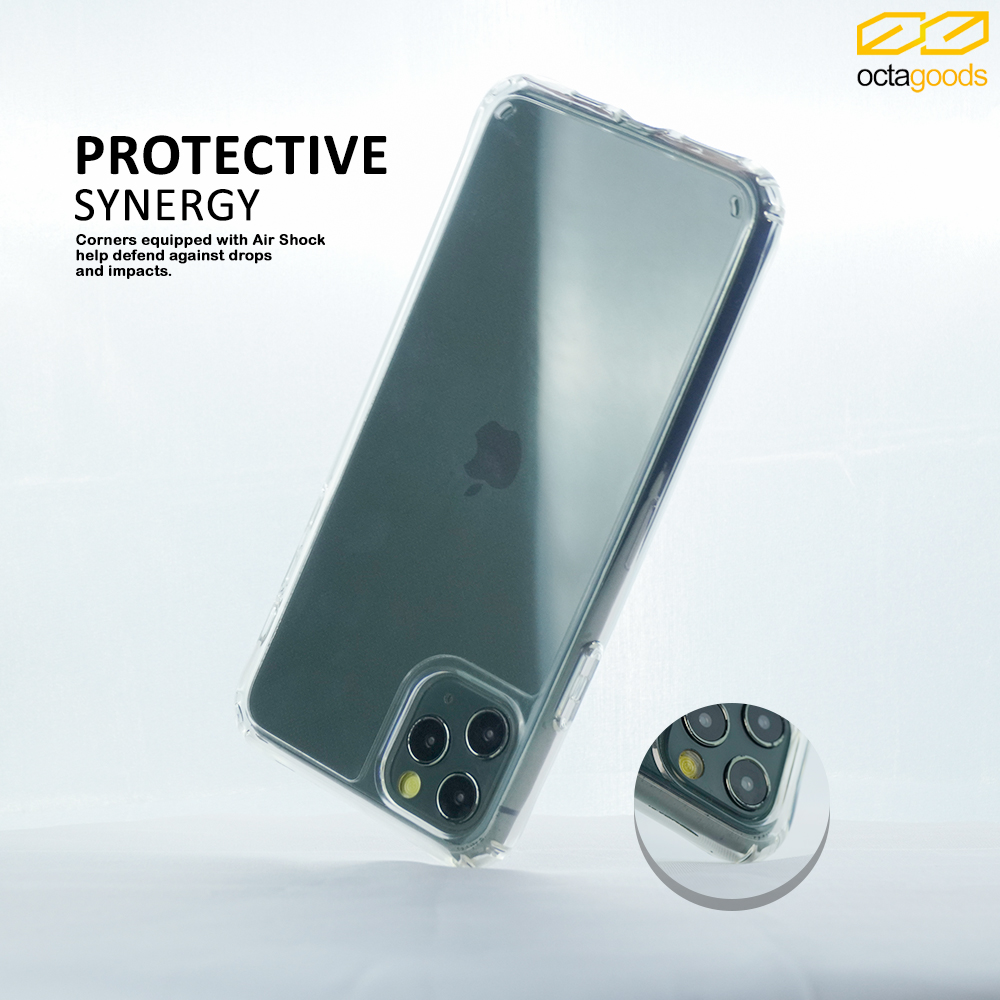 Case iPhone 11 Pro / Max / 11 OCTAGUARD Anti Shock Crack Clear Casing