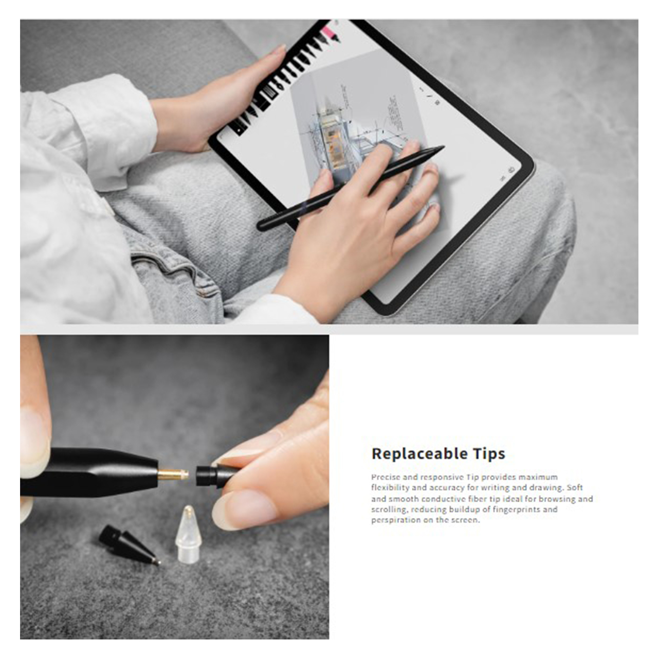 Stylus Pencil MagEasy Maestro Magnetic Pen iPad Palm Rejection Tip