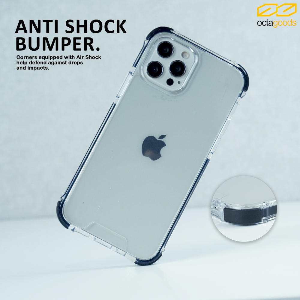 Case iPhone 11 Pro / Pro Max Octagoods Hybrid X V2 Clear Bumper Casing