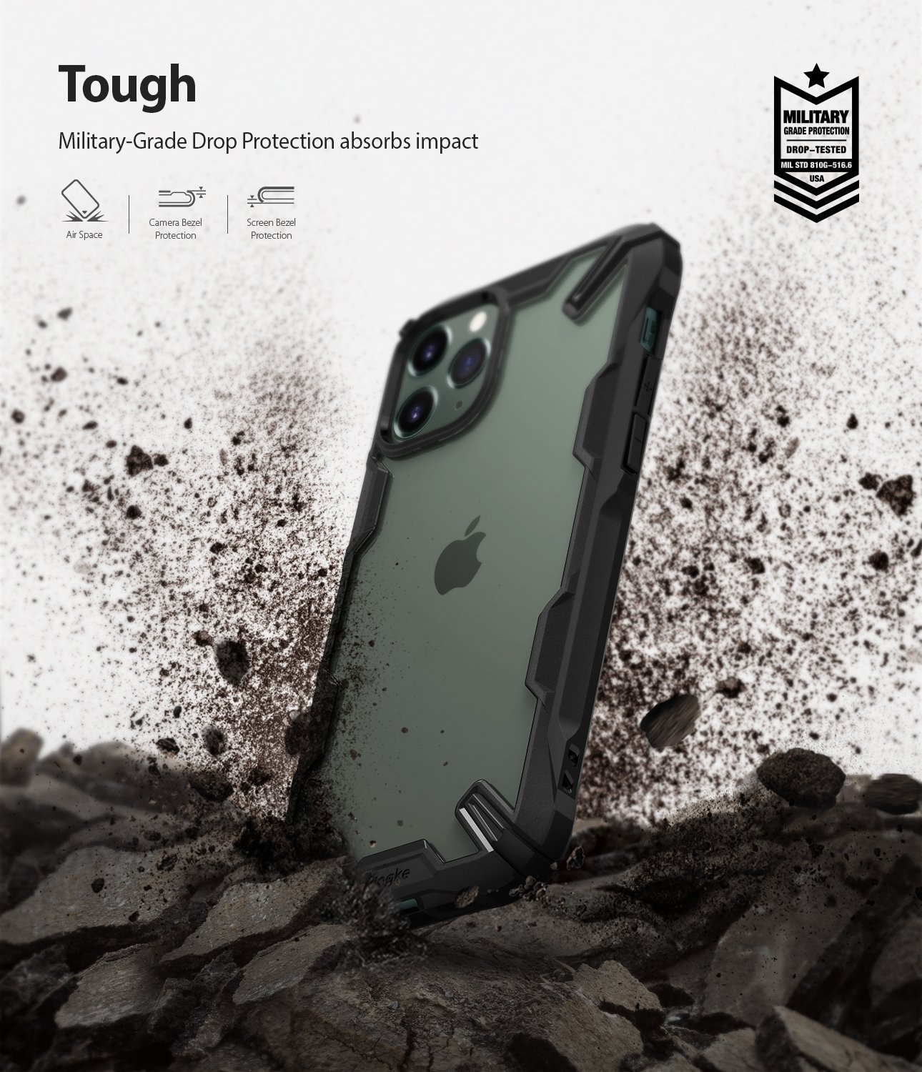 Case iPhone 11 Pro Max / 11 / XS Max / XR Ringke Fusion X Anti Crack Casing