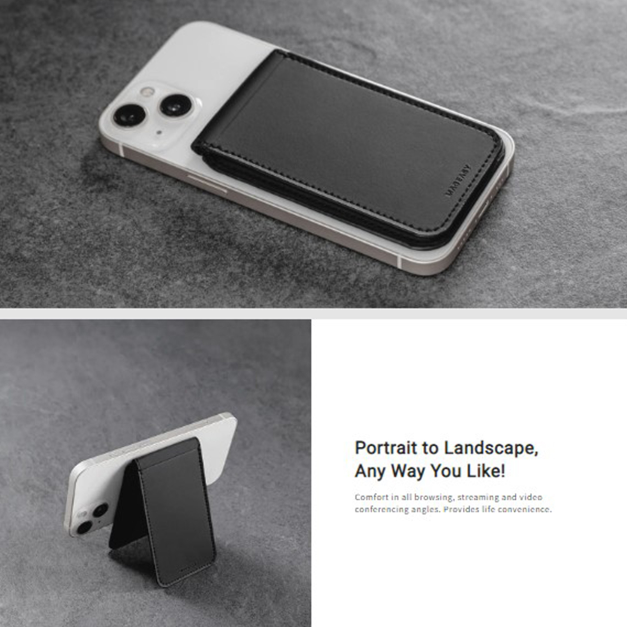Phone Stand/Wallet MagEasy Magsafe SNAP Magnetic Dudukan Handphone HP