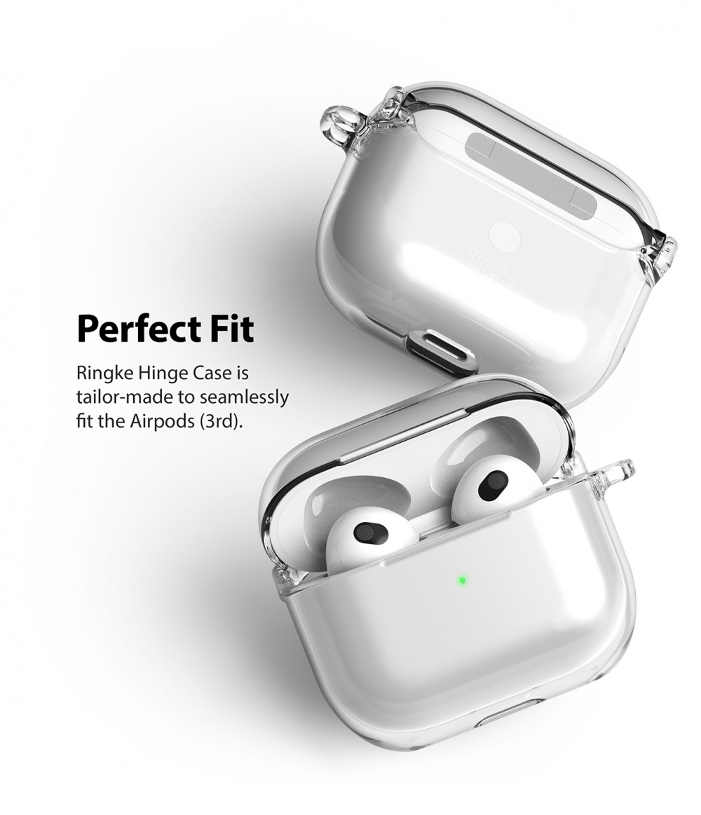 Case AirPods 3 Ringke Hinge Anti Crack Slim Clear Hardcase Casing
