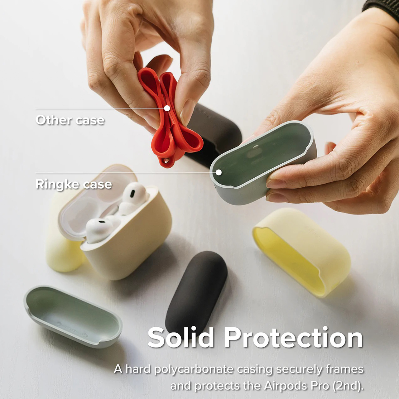 Case Airpods Pro 2 Ringke Silicone Slim Matte Protective Cover Casing