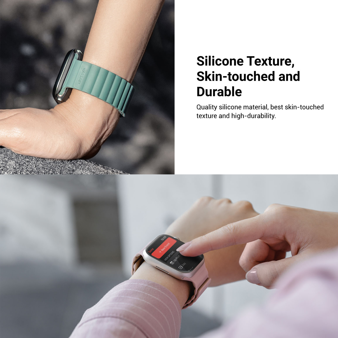 Strap Apple Watch Ultra 2 9/8/7/SE 49/45/44/41mm MagEasy Silicone Fit