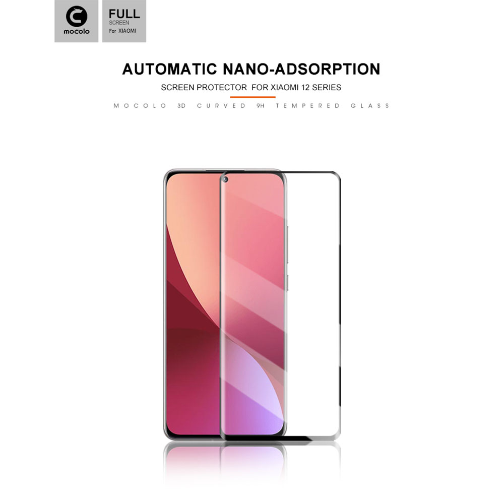 Tempered Glass Xiaomi 12/12X / 12 Pro Mocolo 3D Glass 9H Full Cover