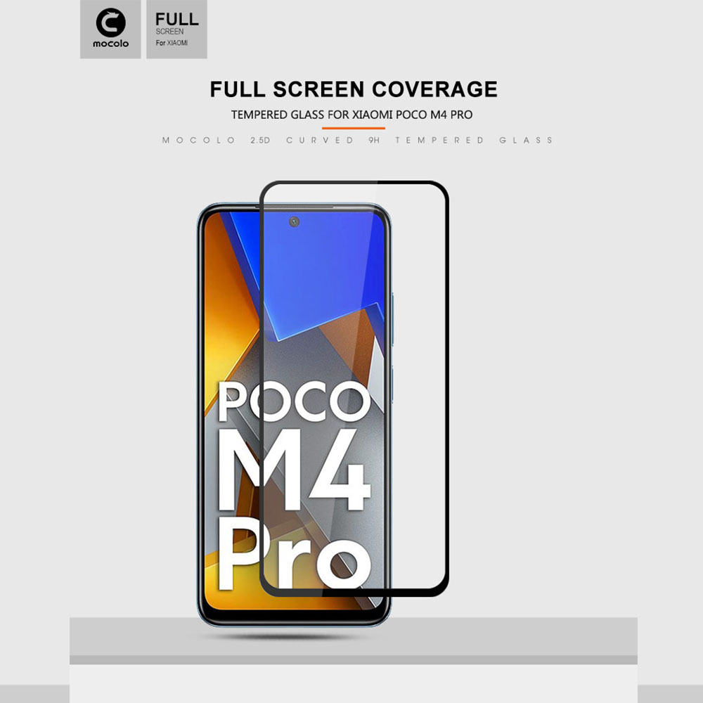 Tempered Glass Xiaomi Poco M4 Pro 4G / 5G  Mocolo Full Cover Anti Gores