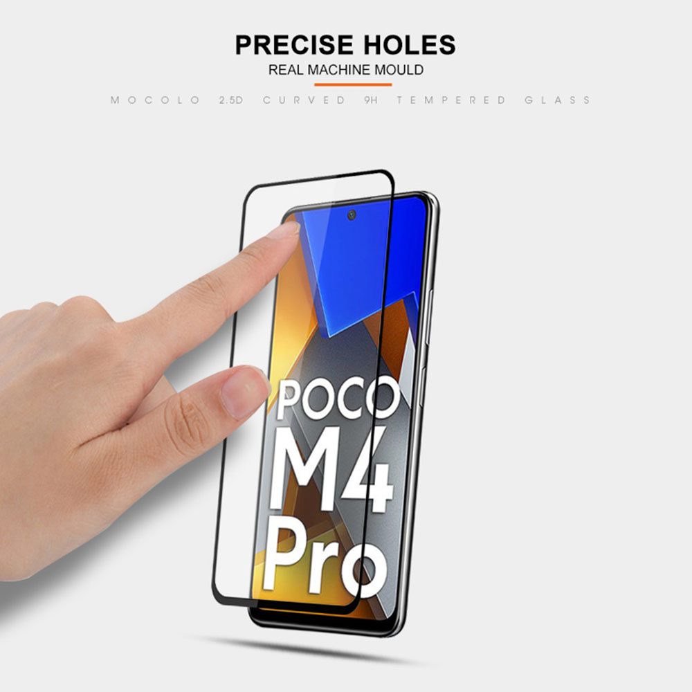 Tempered Glass Xiaomi Poco M4 Pro 4G / 5G  Mocolo Full Cover Anti Gores