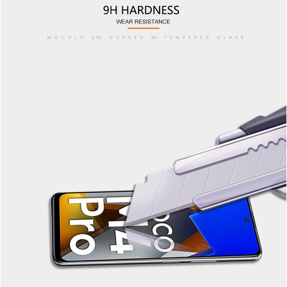Tempered Glass Xiaomi Poco M4 Pro 4G / 5G  Mocolo Full Cover Anti Gores