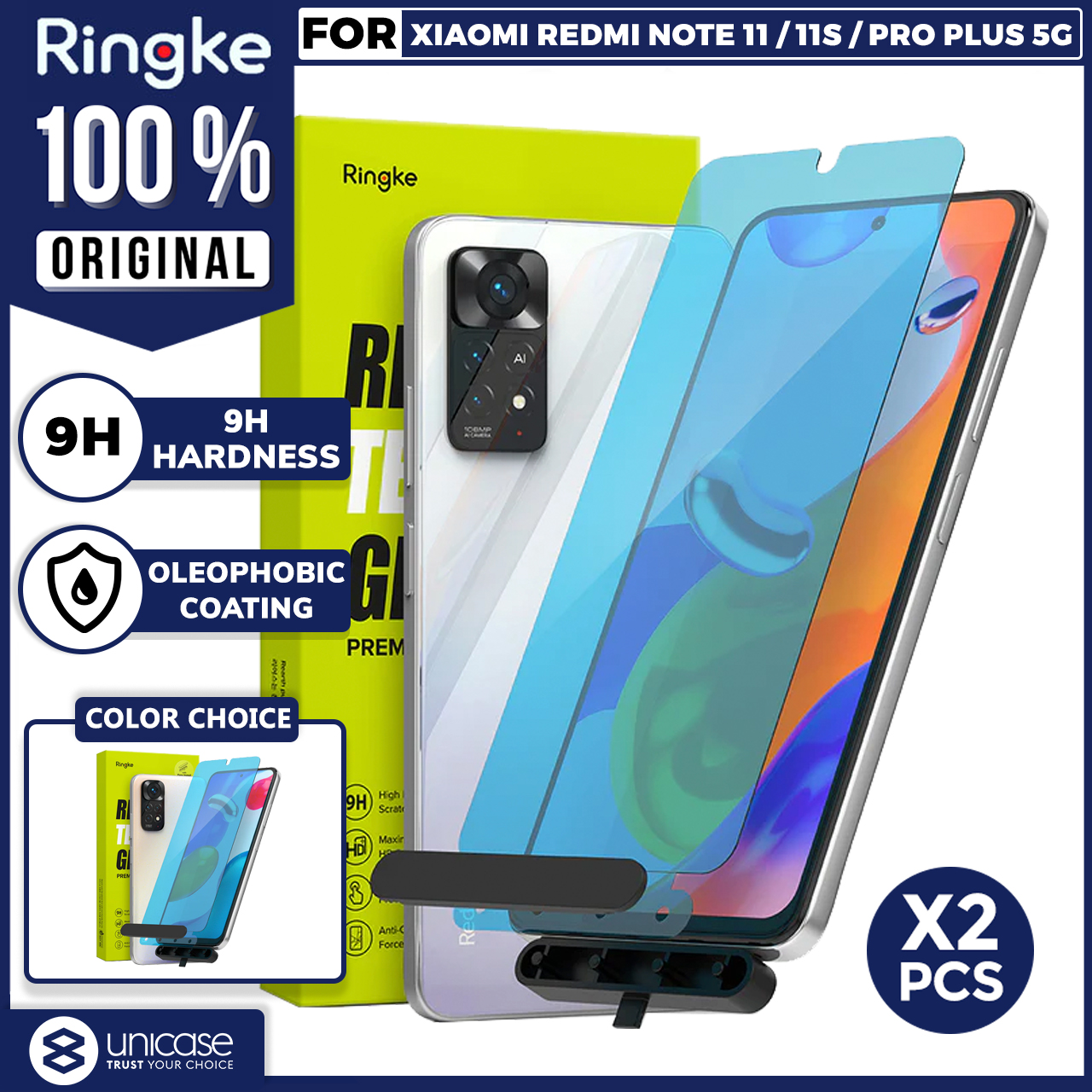 Tempered Glass Xiaomi Redmi Note 11/ 11S/ Pro Plus 5G Ringke ID Clear