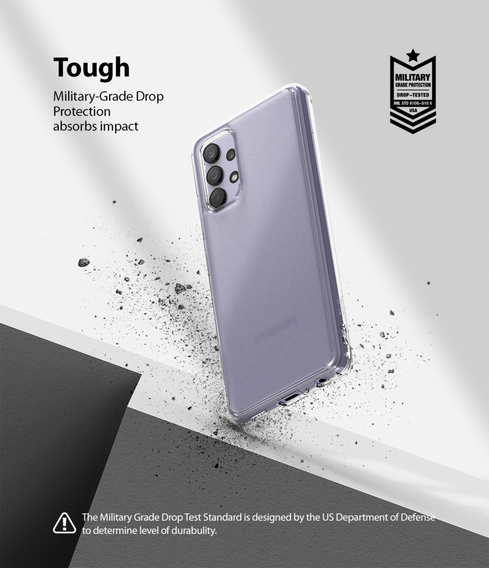Case Samsung Galaxy A32 4G / 5G Ringke Fusion Clear Anti Crack Casing