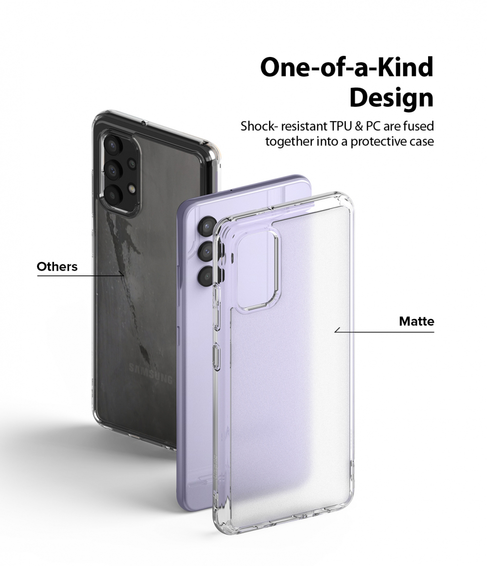 Case Samsung Galaxy A32 4G / 5G Ringke Fusion Clear Anti Crack Casing