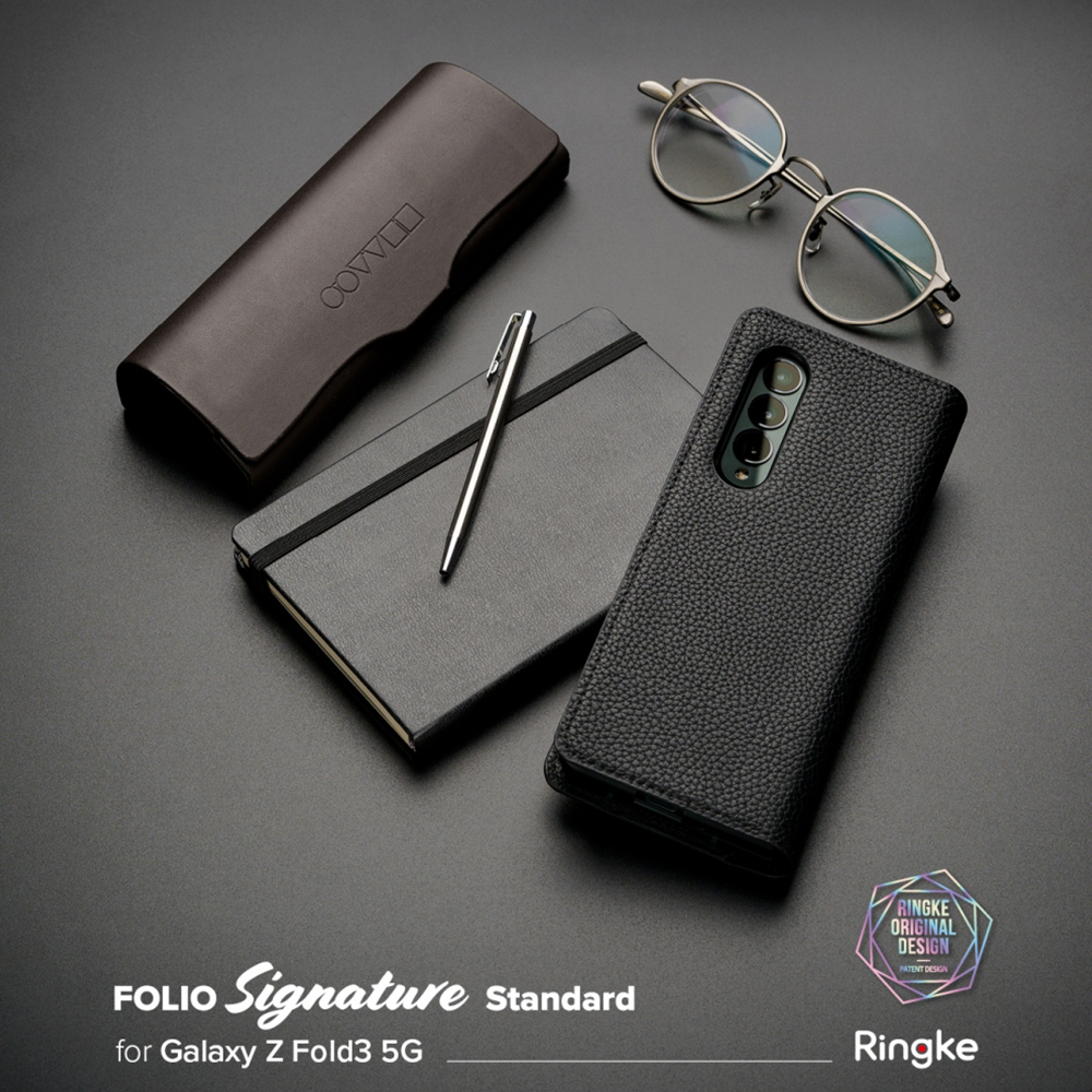 Case Samsung Galaxy Z Fold 3 Ringke Folio Signature Leather Flip Cover