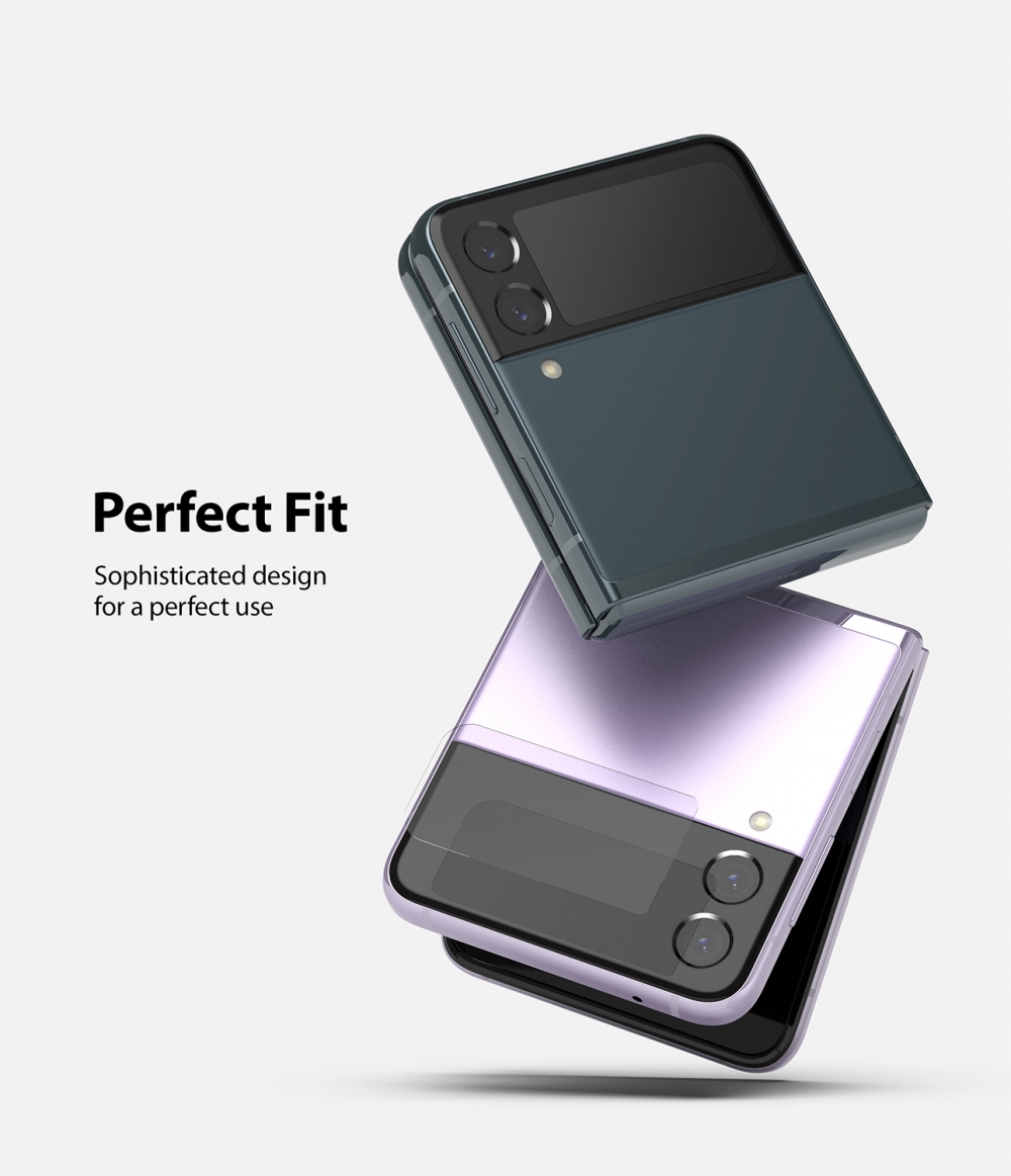 Tempered Glass Depan Galaxy Z Flip 3 Ringke ID Cover Display Protector