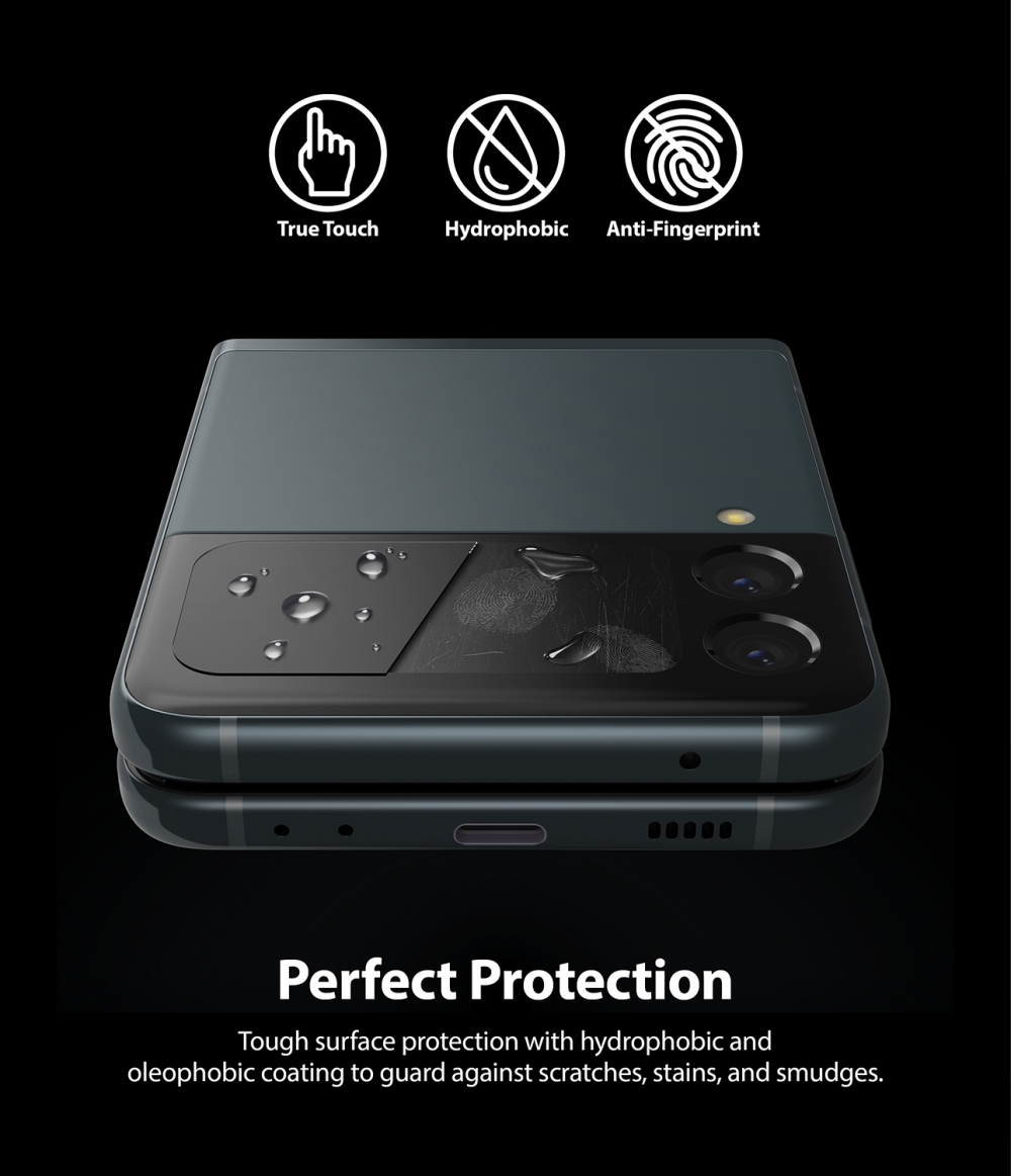 Tempered Glass Depan Galaxy Z Flip 3 Ringke ID Cover Display Protector