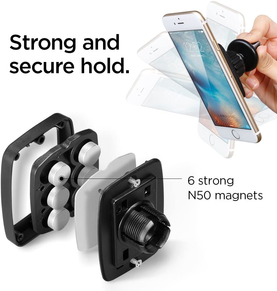 Spigen Car Holder Magnetic Air Vent / AC A201 Air Vent Magnetic Car Mount - H12 000CD20115