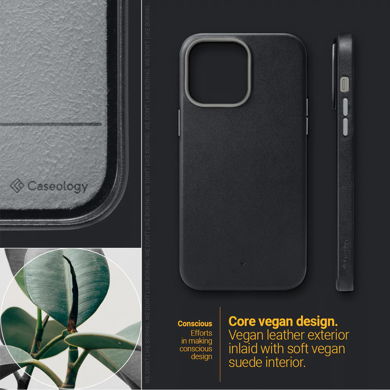 Case iPhone 14 Pro Max Plus Caseology Nano Pop Leather MagSafe Casing