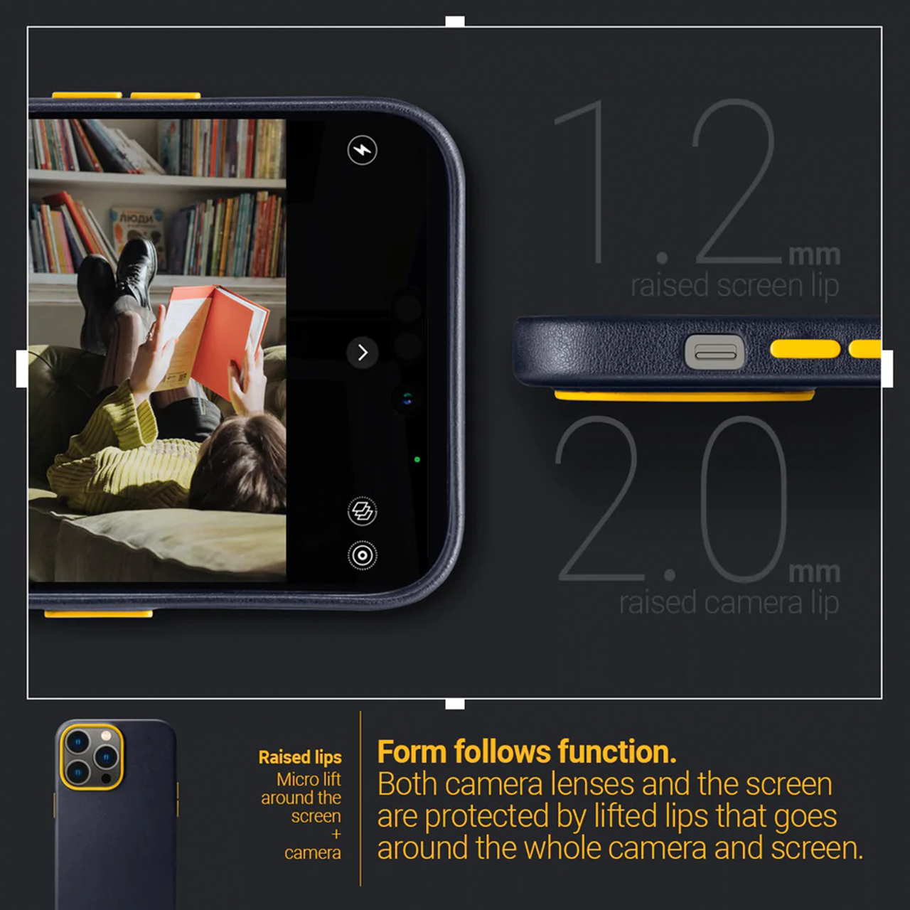 Case iPhone 14 Pro Max Plus Caseology Nano Pop Leather MagSafe Casing