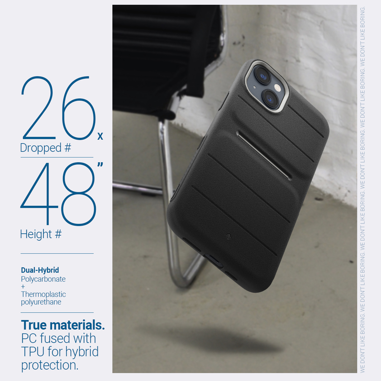 Case iPhone 14 Pro Max Plus Caseology Athlex Hybrid Anti Crack Casing