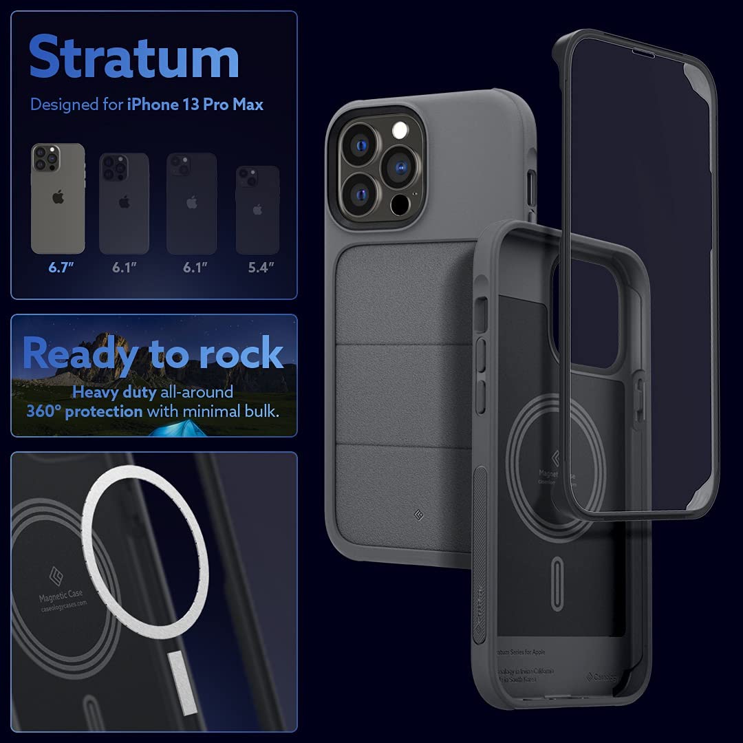 Case iPhone 13 Pro Max Mini Caseology Stratum Full Protection Cover