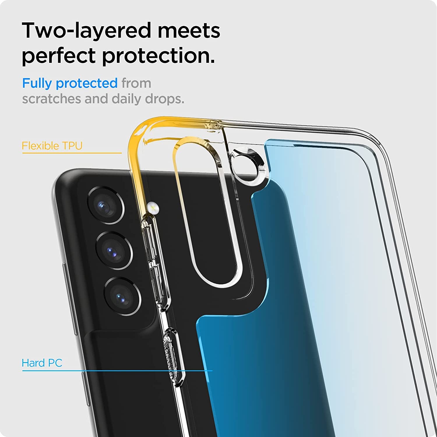 Case Samsung Galaxy S21 FE Spigen Ultra Hybrid Anti Crack Clear Casing