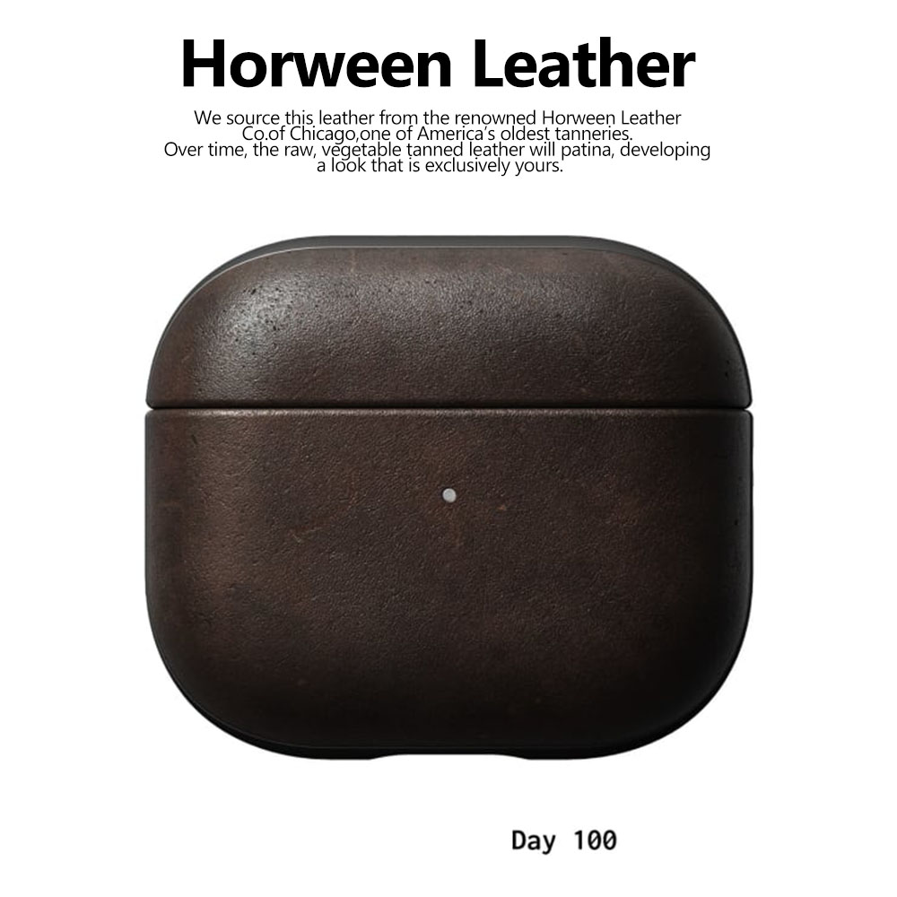 Case Apple Airpods 3 NOMAD Leather Rugged Premium Classic Pouch Casing