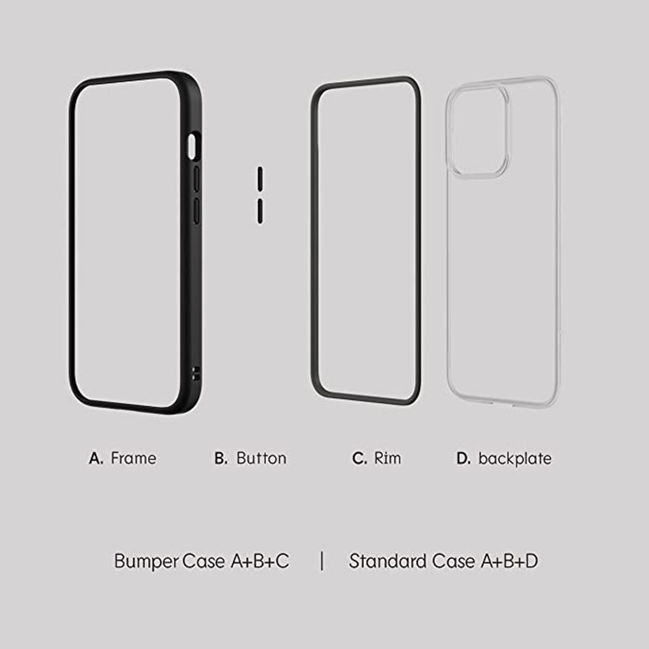 Case iPhone 14 Pro Max Plus Rhinoshield Mod NX Hybrid Clear Bumper