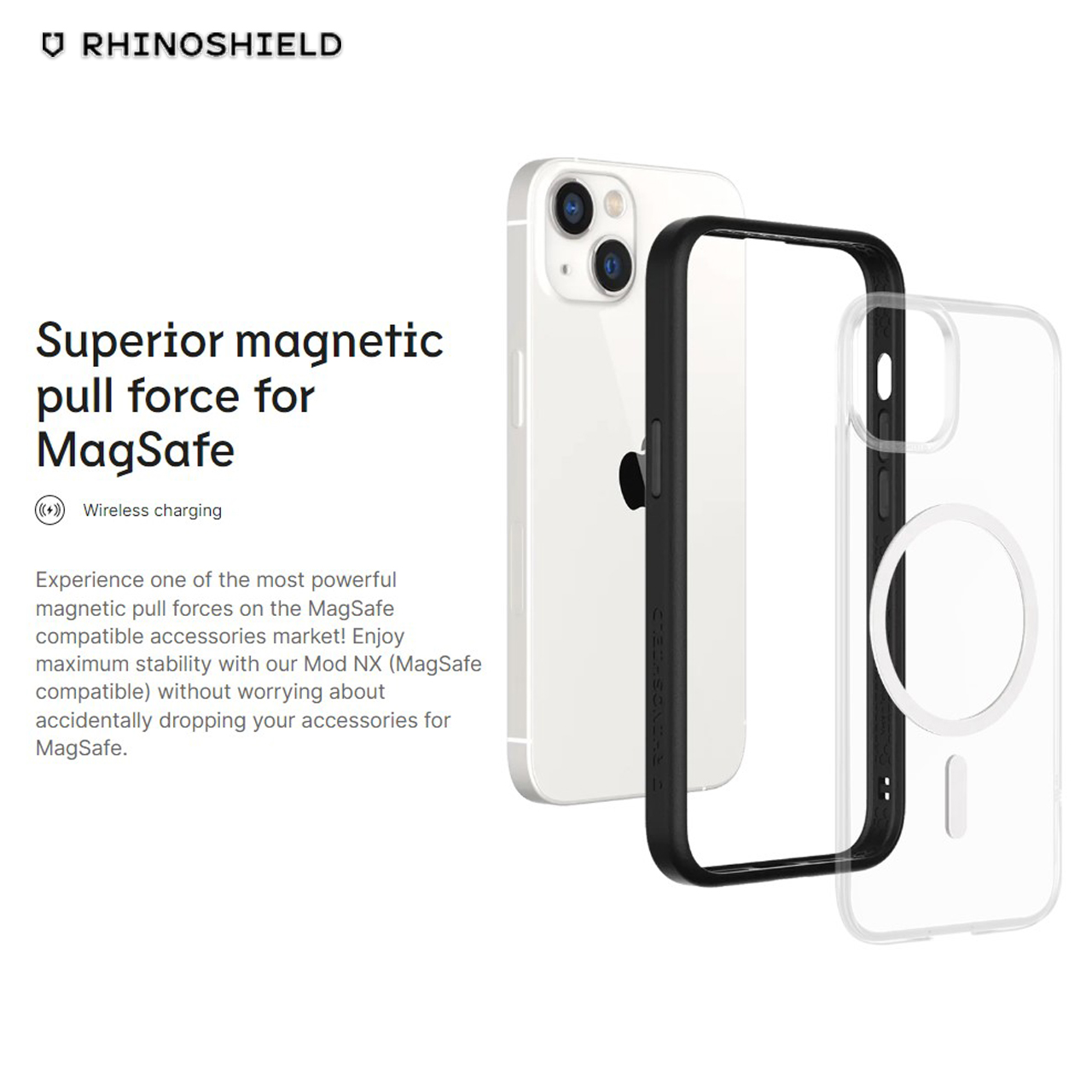 Case iPhone 14 Pro Max Plus Rhinoshield Mod NX Hybrid Clear Bumper