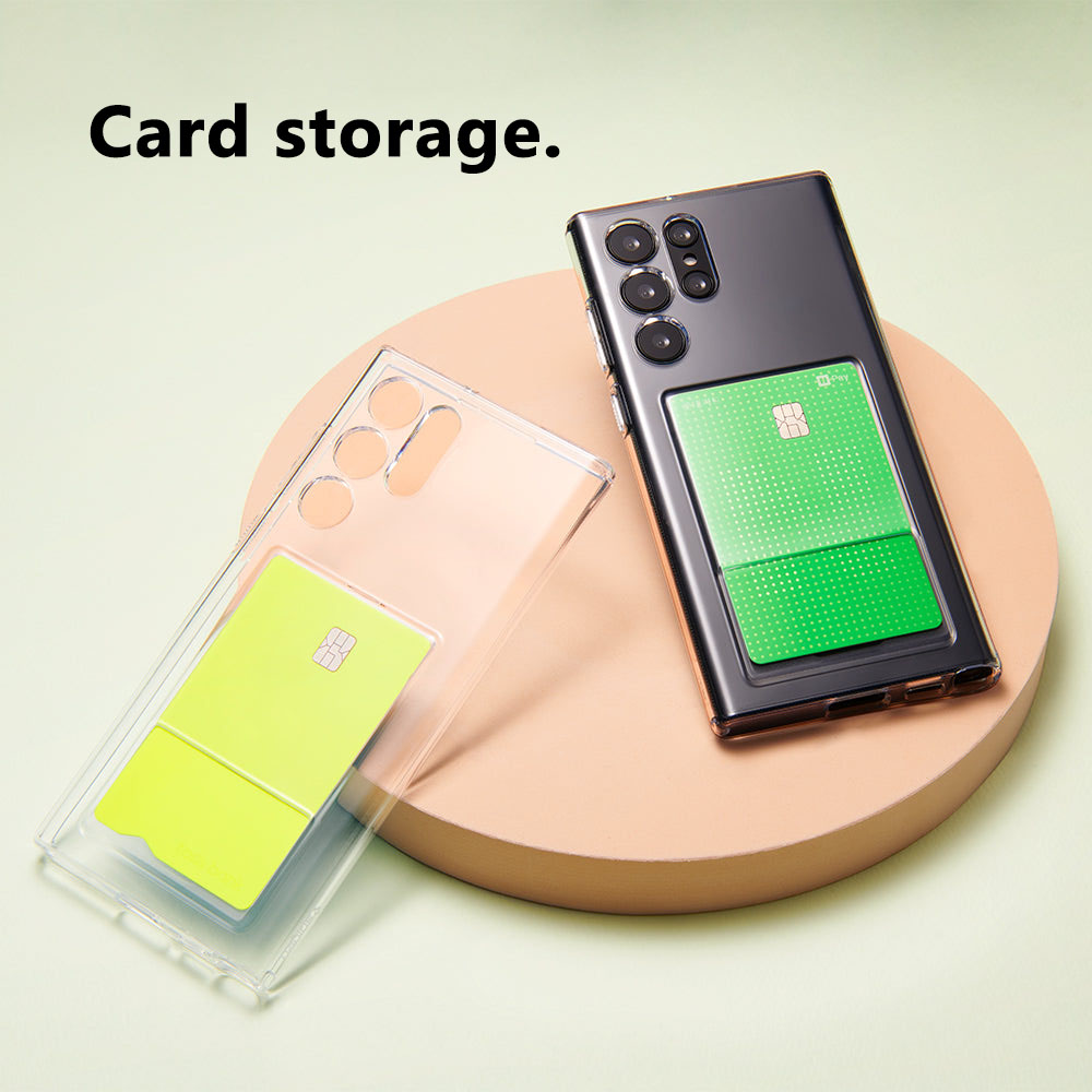 Case Samsung Galaxy S22 Ultra Plus Spigen Crystal Card Slot Casing