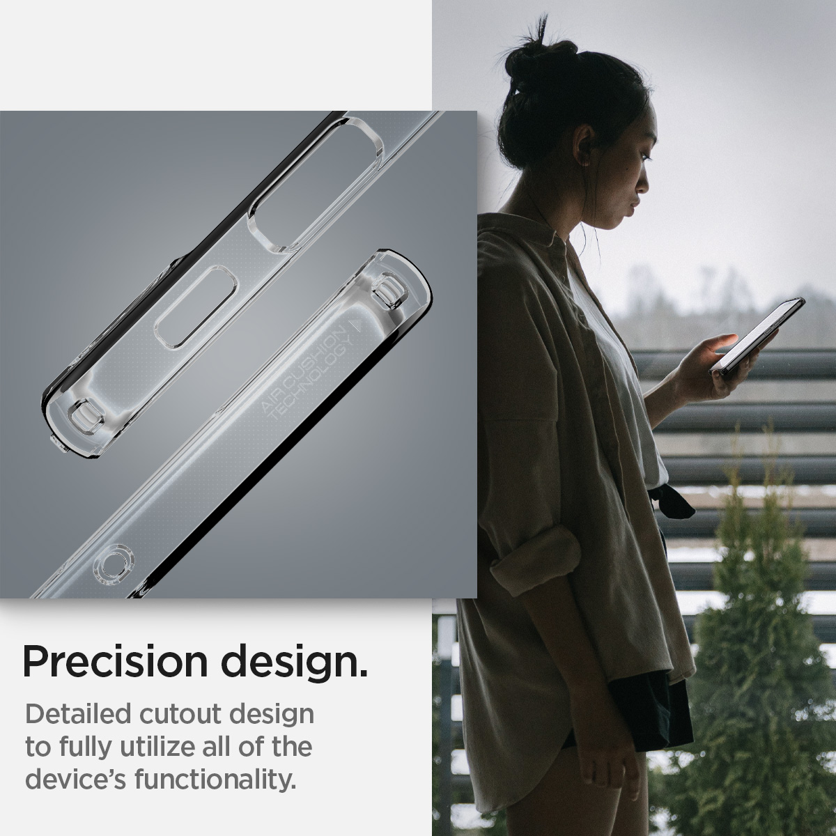 Case Samsung Galaxy S22 Ultra Plus Spigen Crystal Flex Clear Casing