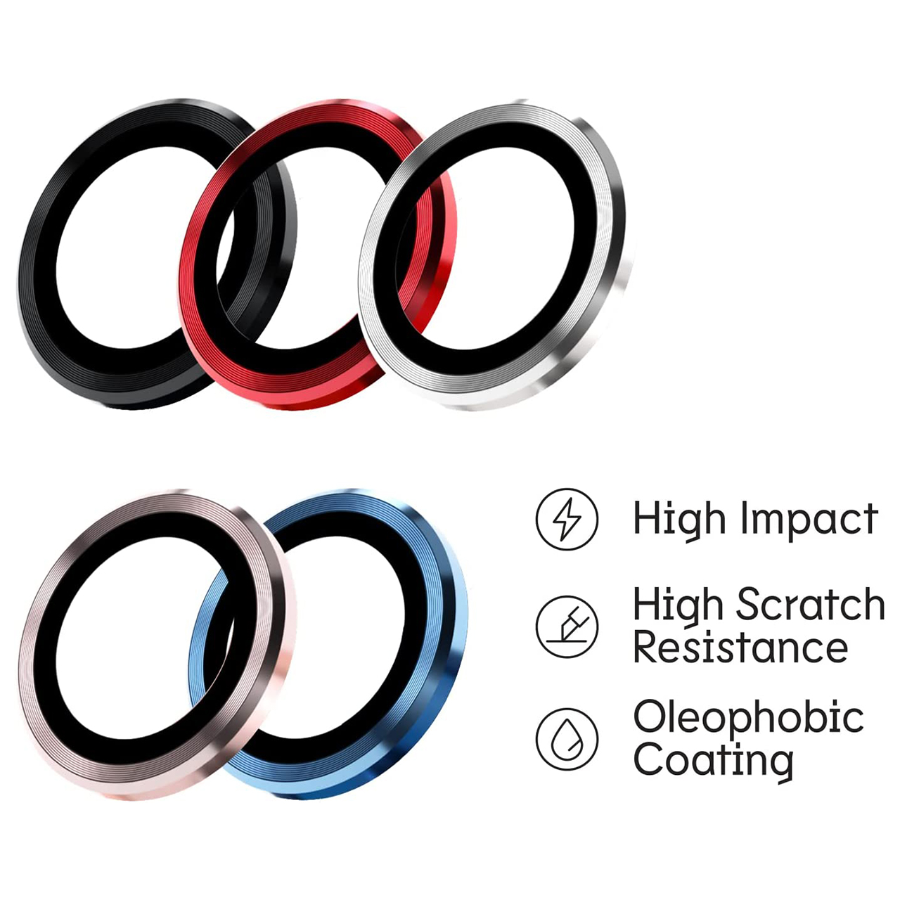 Ring Camera iPhone 14 Pro Max Plus RhinoShield Tempered Glass Clear 9H