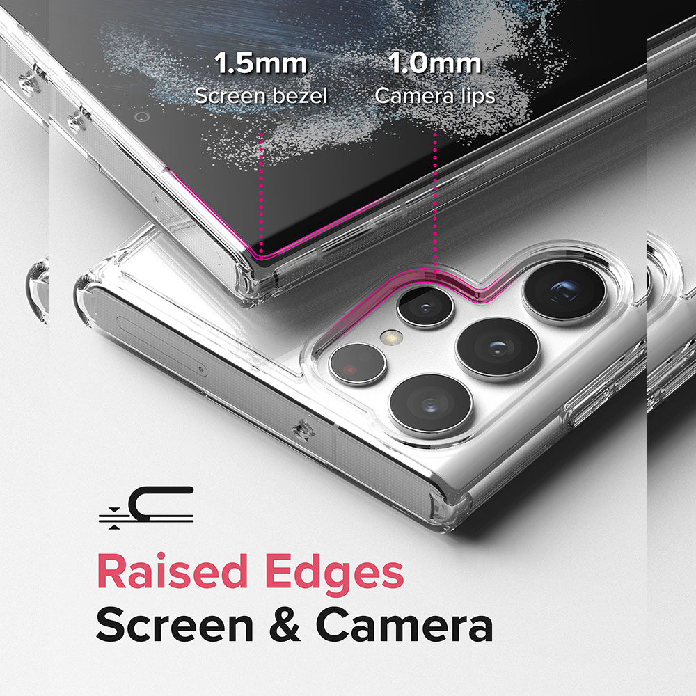 Case Samsung Galaxy S22 Ultra/ Plus Ringke Fusion Anti Crack Casing