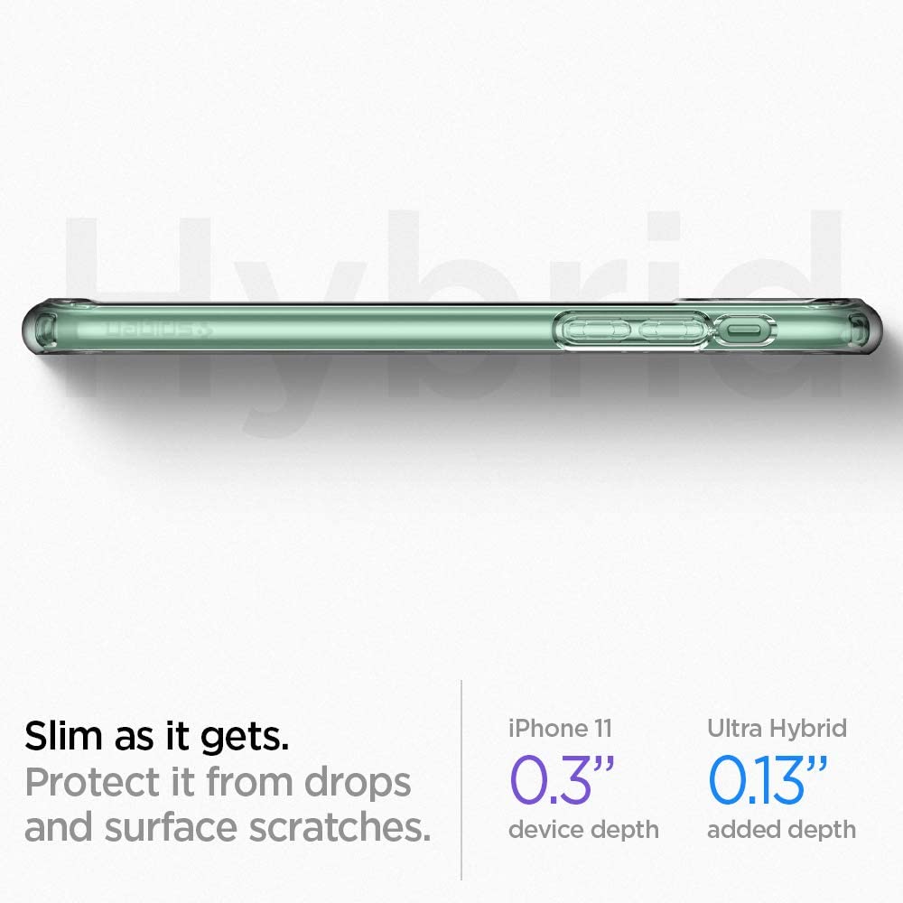 Spigen iPhone 11 Pro Max Case Ultra Hybrid - Crystal Clear 075CS27135-1
