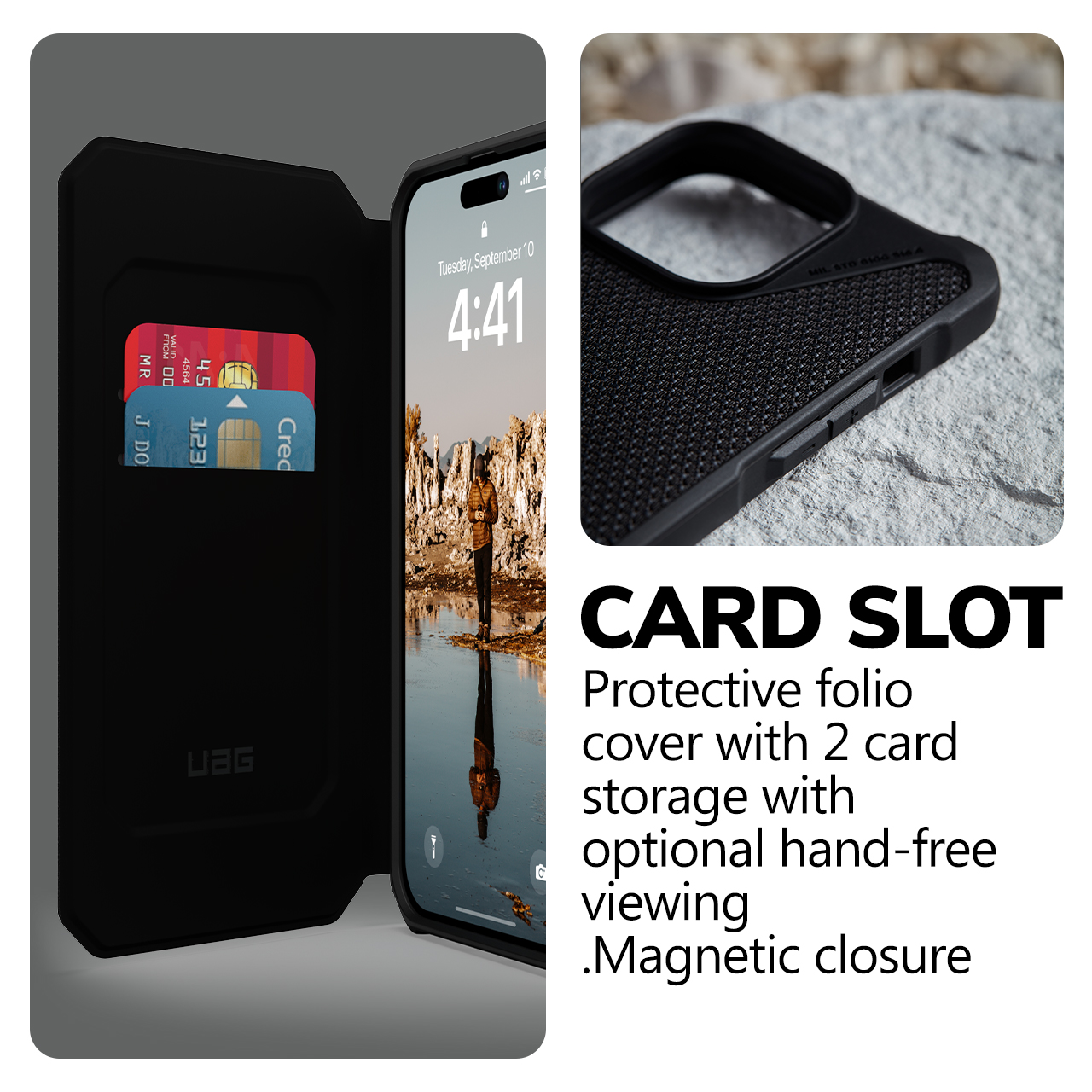 Case iPhone 14 Pro Max Plus UAG Metropolis LT MagSafe Kevlar Casing