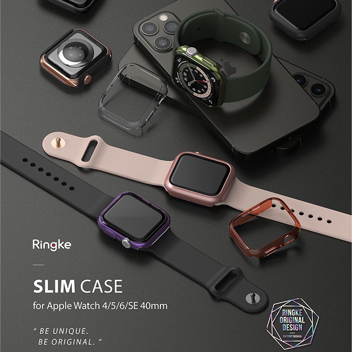 Case Apple Watch SE 2/6/5/4 44/40mm Ringke SLIM Thin Hardcase Casing