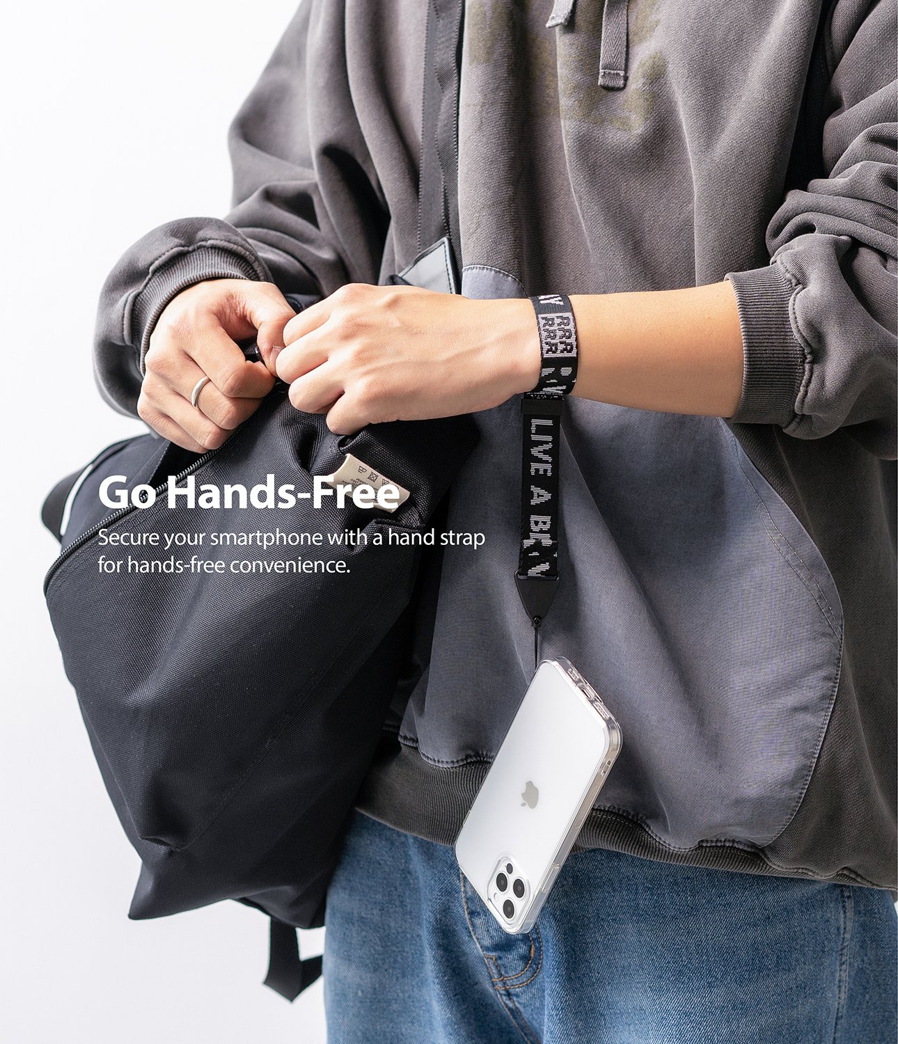 Strap Tali Holder HP Ringke Ring Band Strap Handstrap Wrist Strap HP