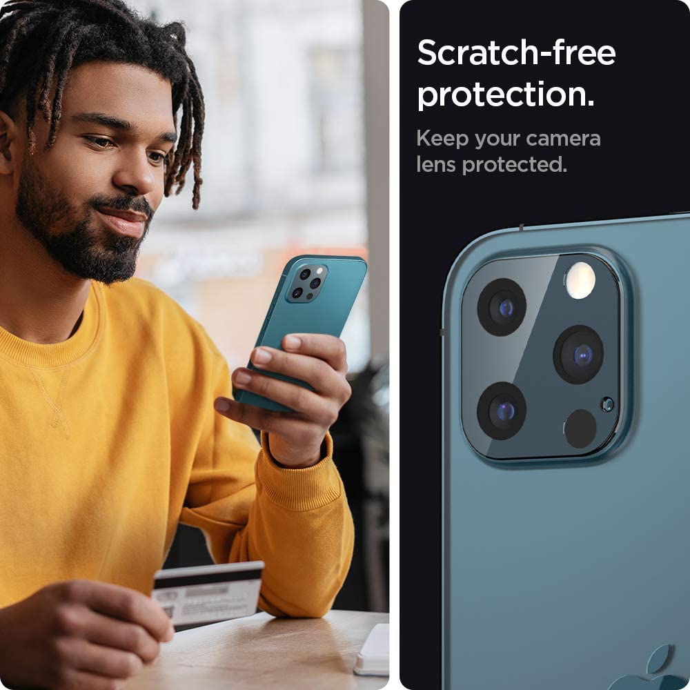 Camera Lens Protector iPhone 12 Pro Max 12 Mini Spigen GlastR Tempered