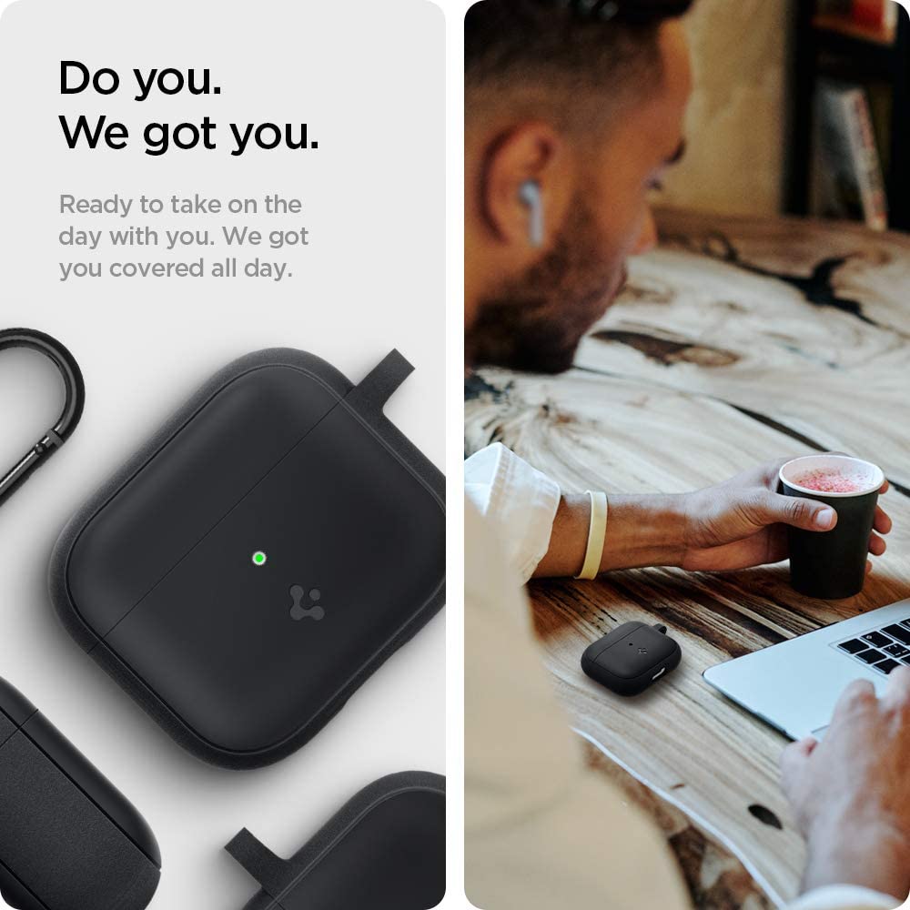 Case Airpods 3 Spigen Silicone Fit Cover Softcase Premium Slim Casing