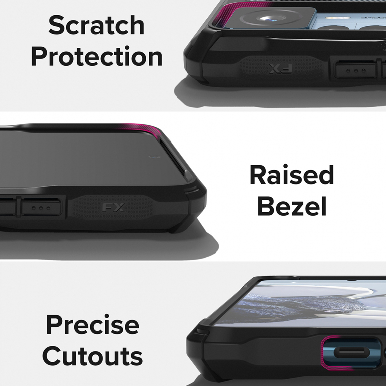 Case Xiaomi 12T / Pro Ringke Fusion X Hybrid Clear Anti Crack Casing