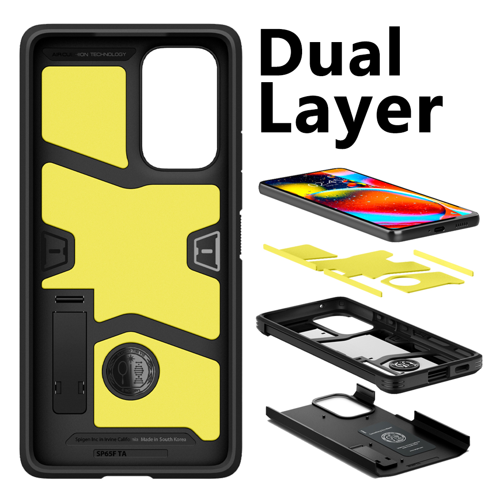 Case Samsung Galaxy A53/A73 Spigen Tough Armor Anti Shock Stand Casing