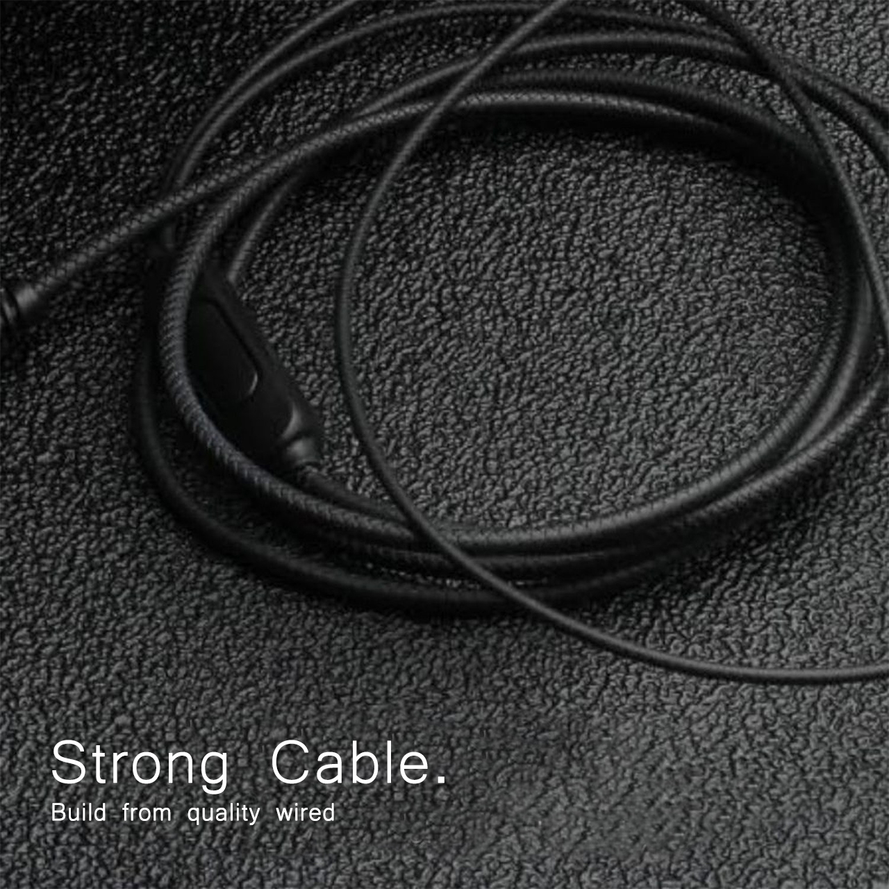 Earphone In Ear 3.5mm LOOPS W3 Wired Headset Kabel Mic Audio HD Cable