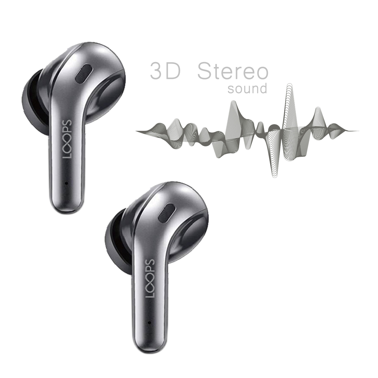 Headset Bluetooth 5.1 TWS LOOPS LED X03 True Wireless Earphone Earbuds