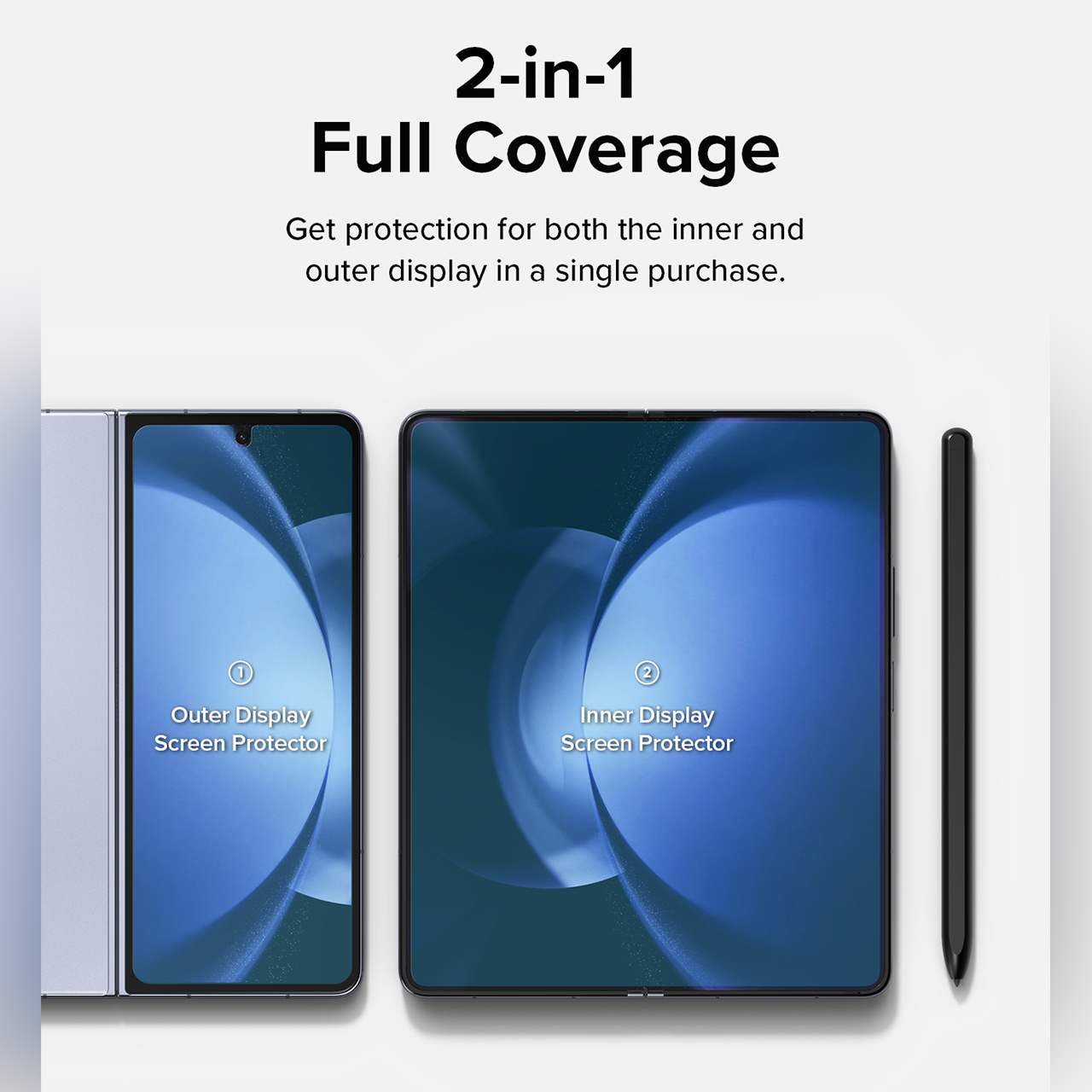 Screen Protector Samsung Galaxy Z Fold 5 Ringke Dual Easy Film Clear