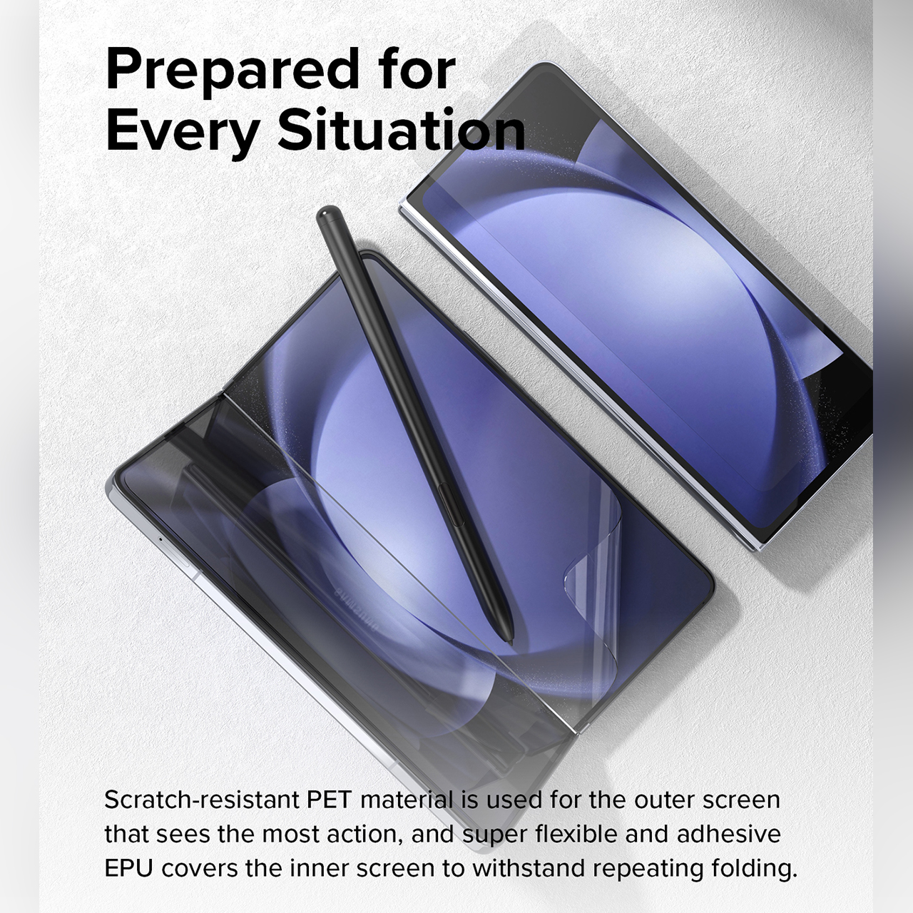 Screen Protector Samsung Galaxy Z Fold 5 Ringke Dual Easy Film Clear