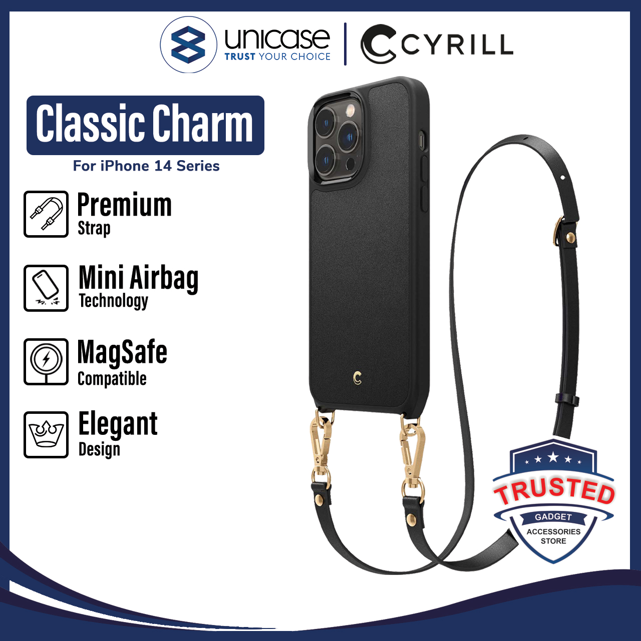 Case iPhone 14 Pro Max Plus Cyrill Color Classic Charm MagSafe Casing